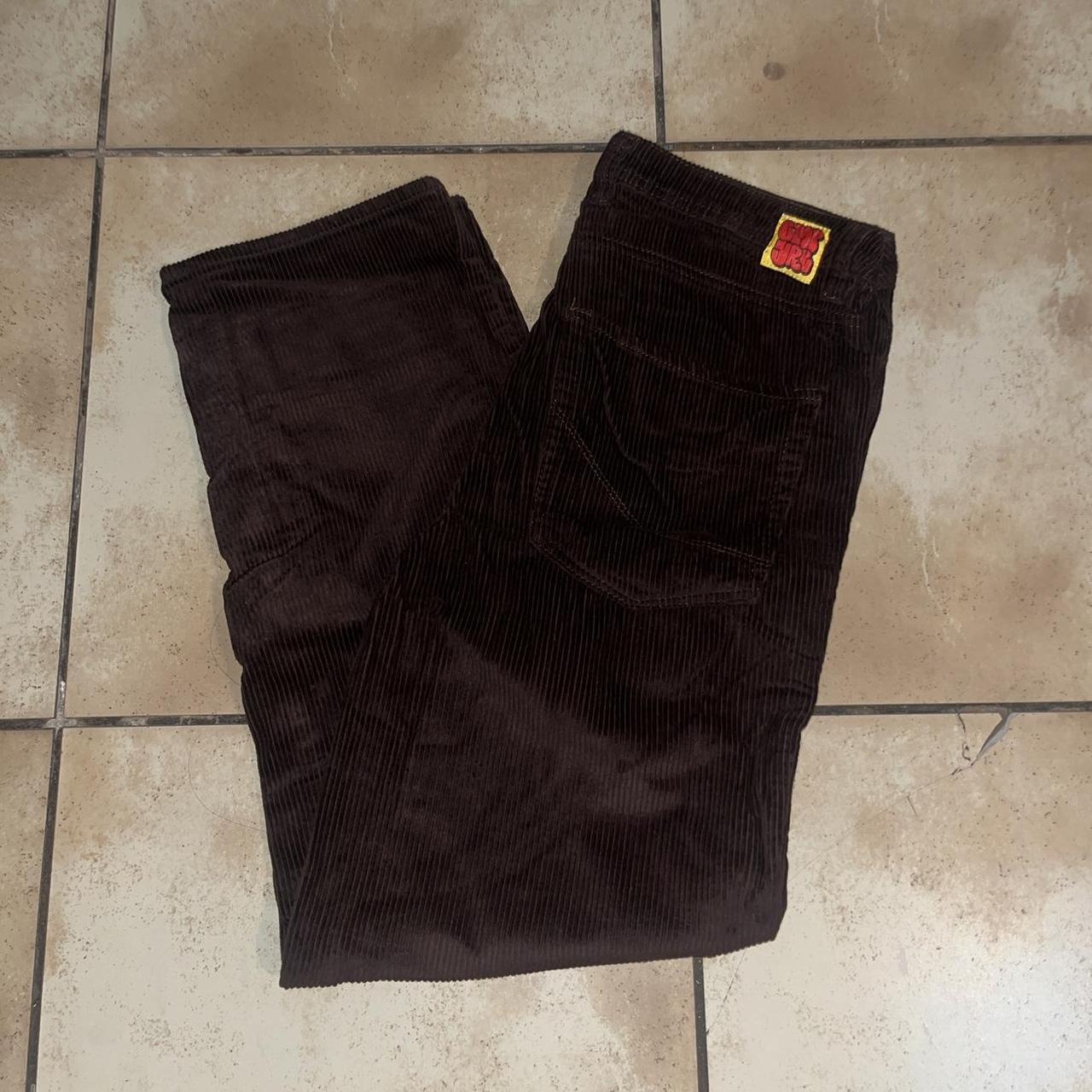 Brown Empyre corduroy pants Size 32 #skater #y2k... - Depop