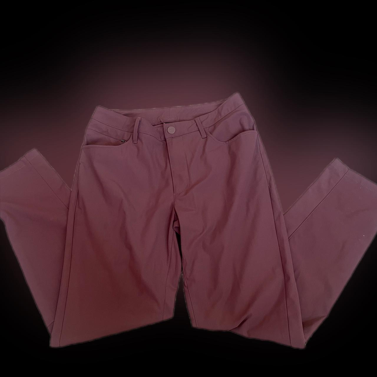 All in Motion Men's Burgundy Trousers Depop