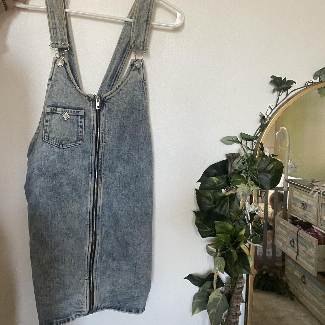 Jean overall 2025 skirt zipper