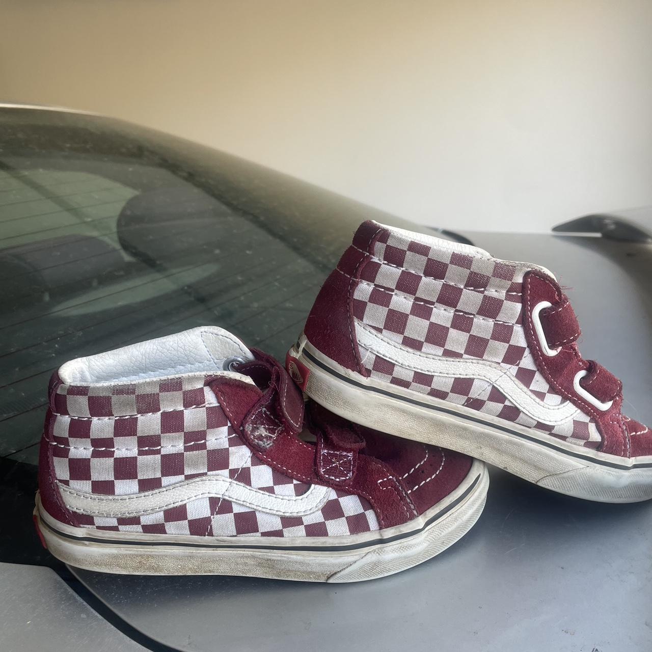 kids maroon vans size 2 Visible wear and tear