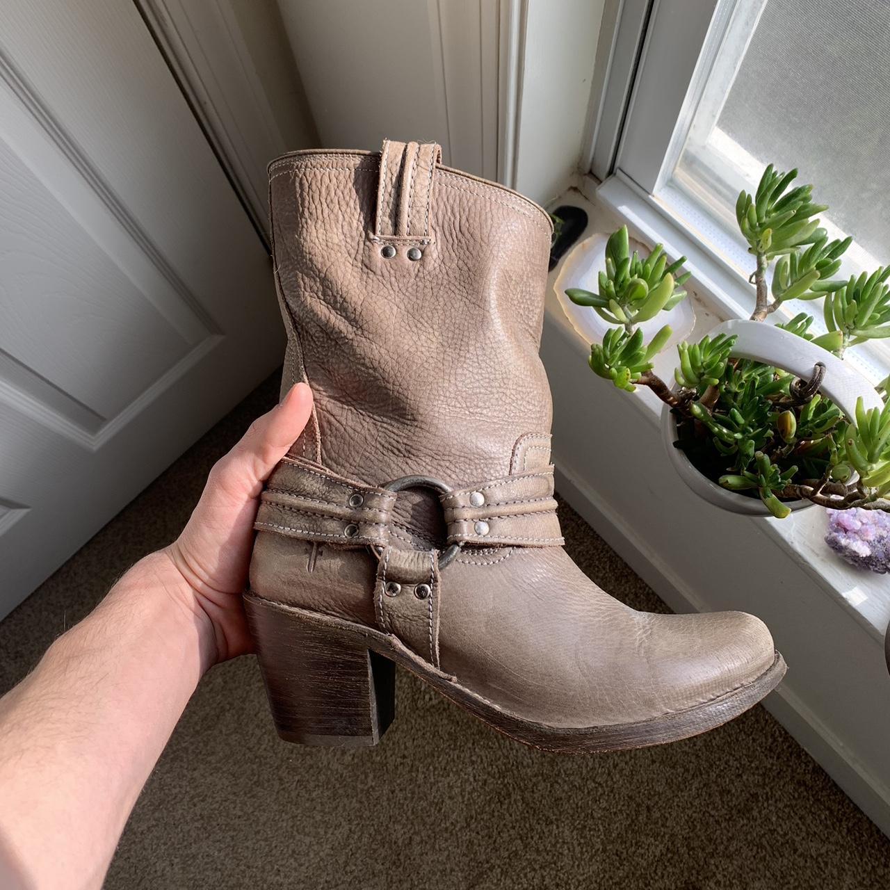 Frye cheap grey booties