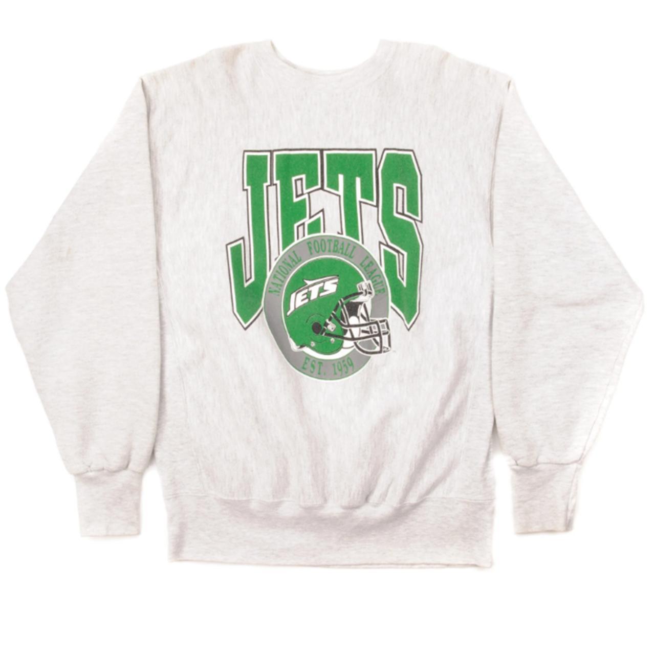 VINTAGE NFL NEW YORK JETS SWEATSHIRT Product Depop