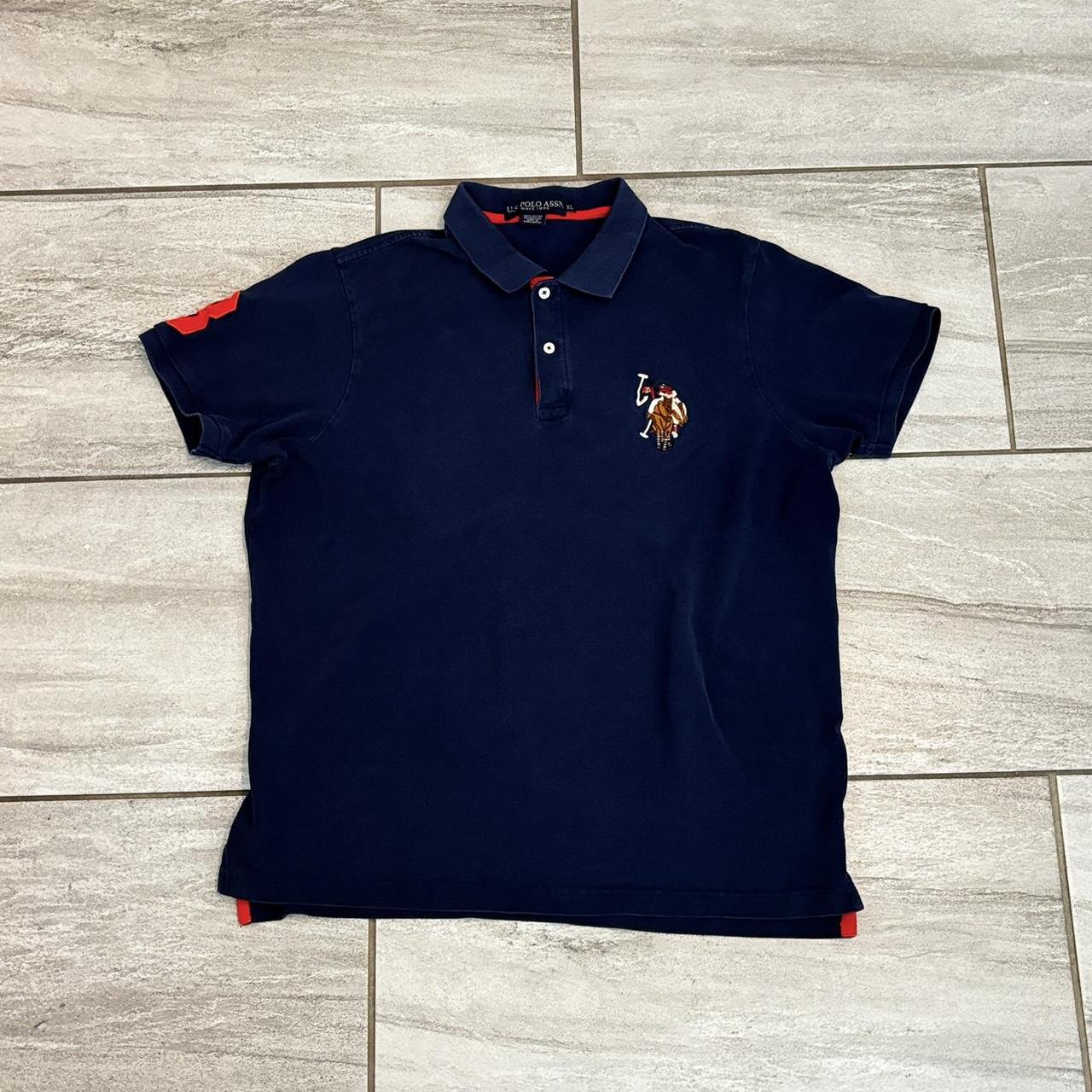 Navy U.S. Polo Assn Big Pony Shirt !!Sun | Depop