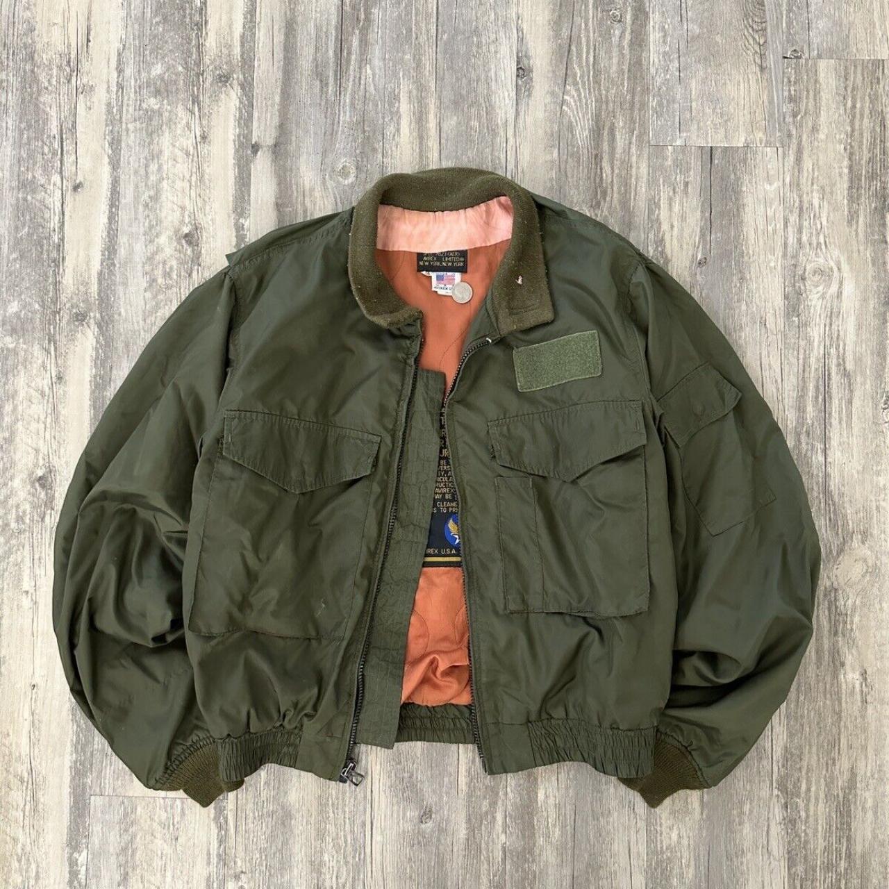 Vintage Avirex WEP Flight Jacket Spec 7823 Made In... - Depop