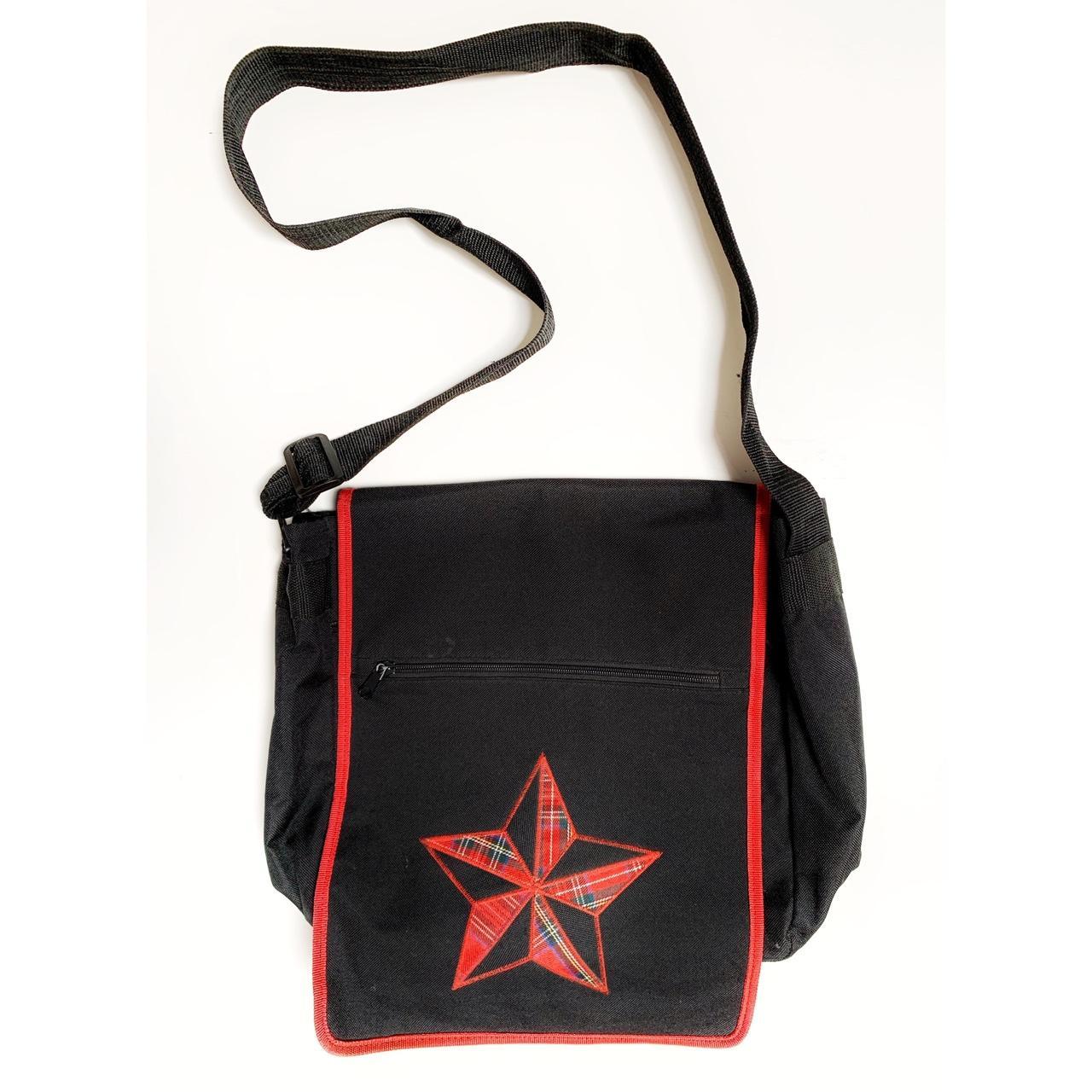 Tripp NYC Women's Black and Red Bag Depop