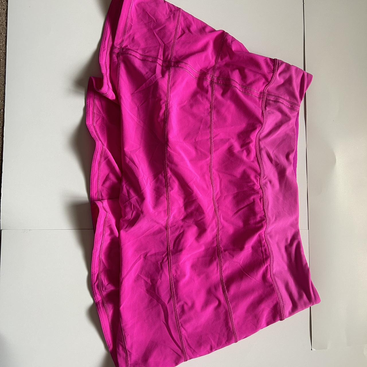 Lululemon bright pink tennis skirt, size 10 tall - Depop