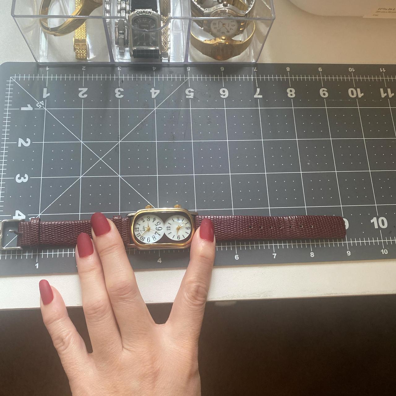 Vintage John Weitz Dual Watch Beautiful Conditions | Depop