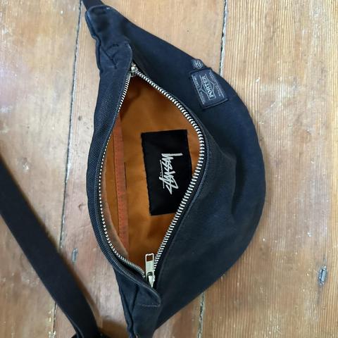 Stüssy Porter Waist bag / Hip Bag Shoulder Bag /side... - Depop