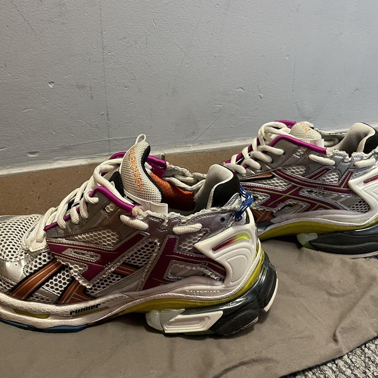 Balenciaga Runner MultiColor Size 42 Used Depop