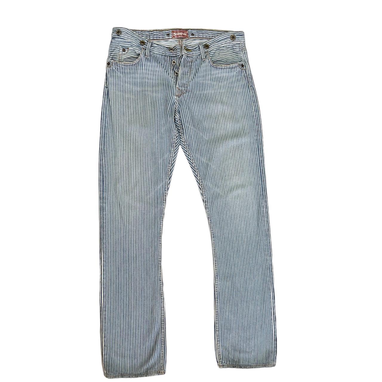 Mens railroad clearance stripe jeans