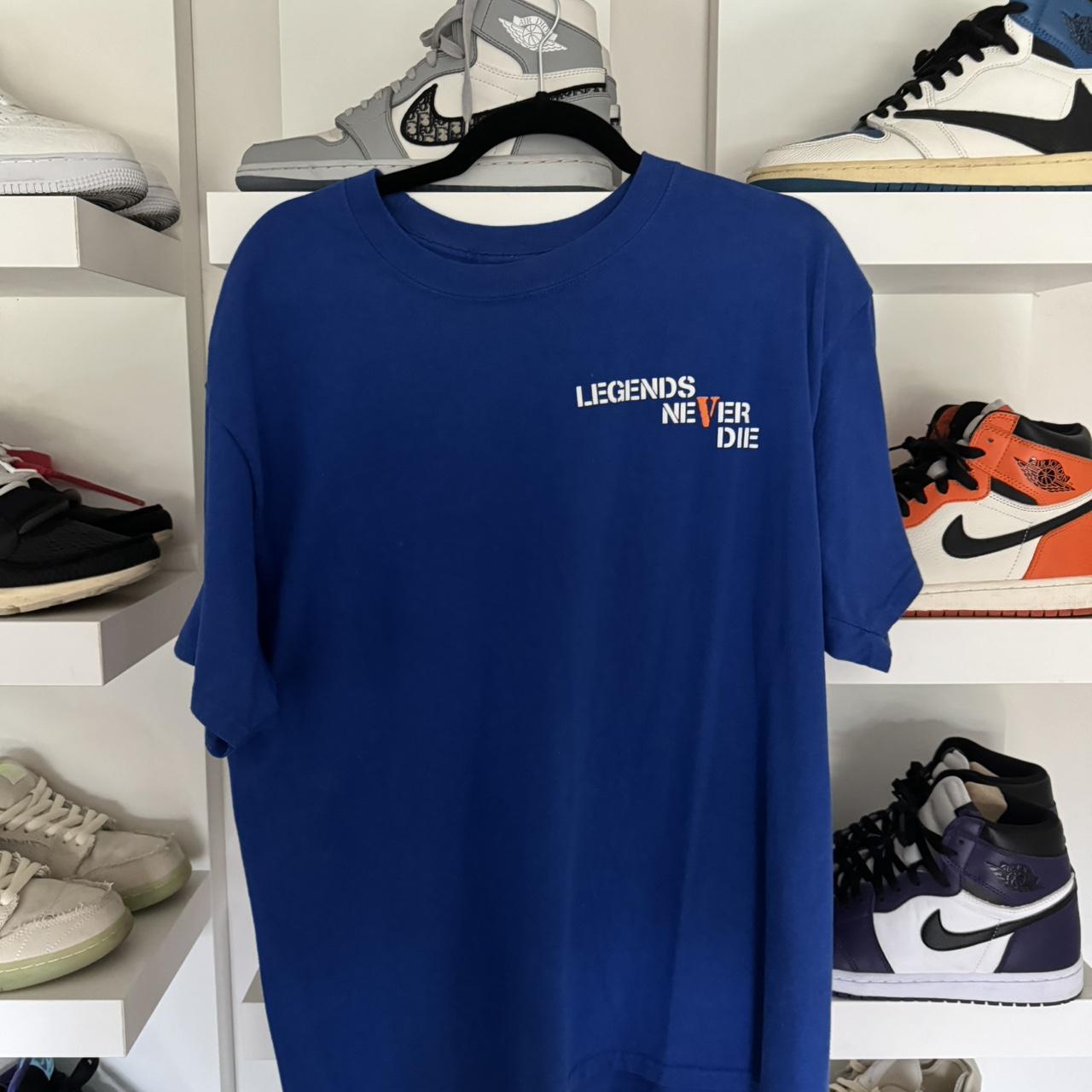 Vlone “Legends Never Die” Shirt Size Large Worn 1x... - Depop