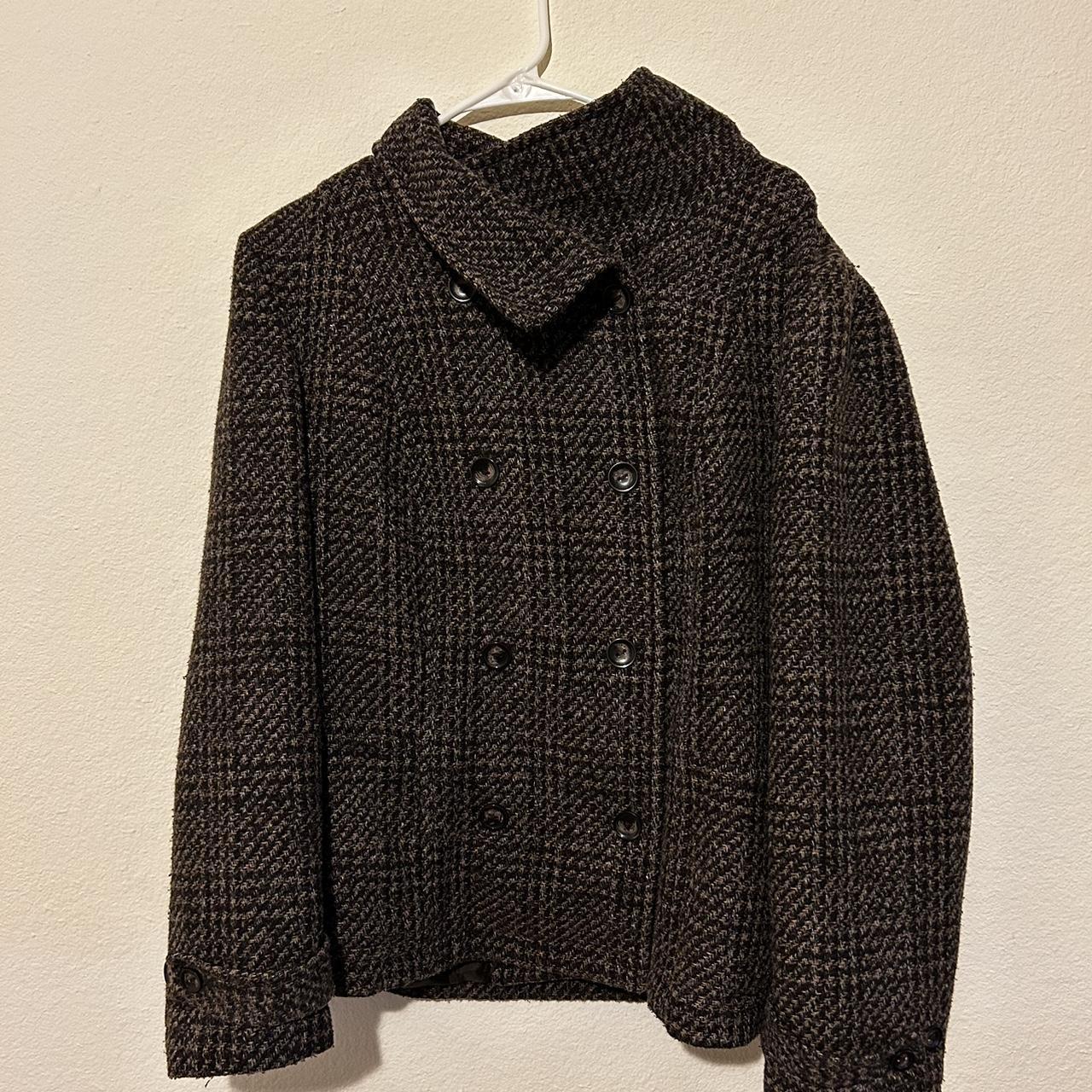 Vintage Wool Jacket/Coat Beautiful vintage wool... - Depop