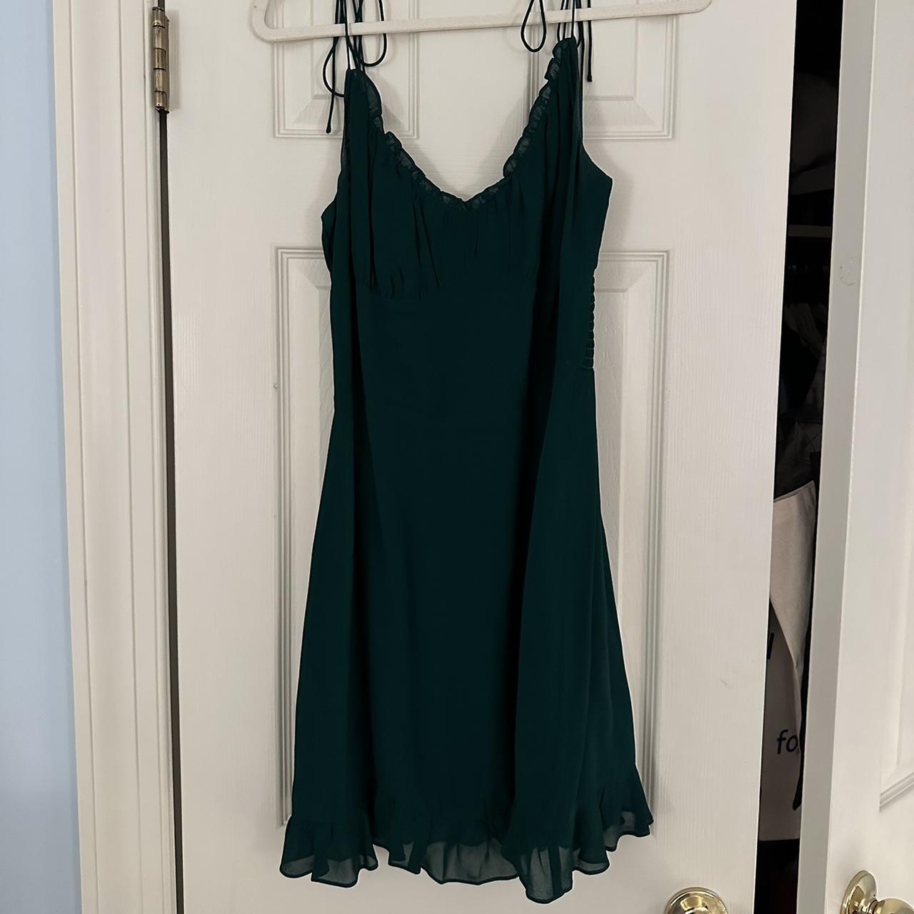 Reformation green dress - Depop