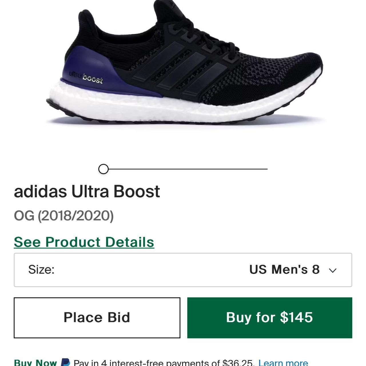 Adidas ultra boost size 8 mens 2018 best sale