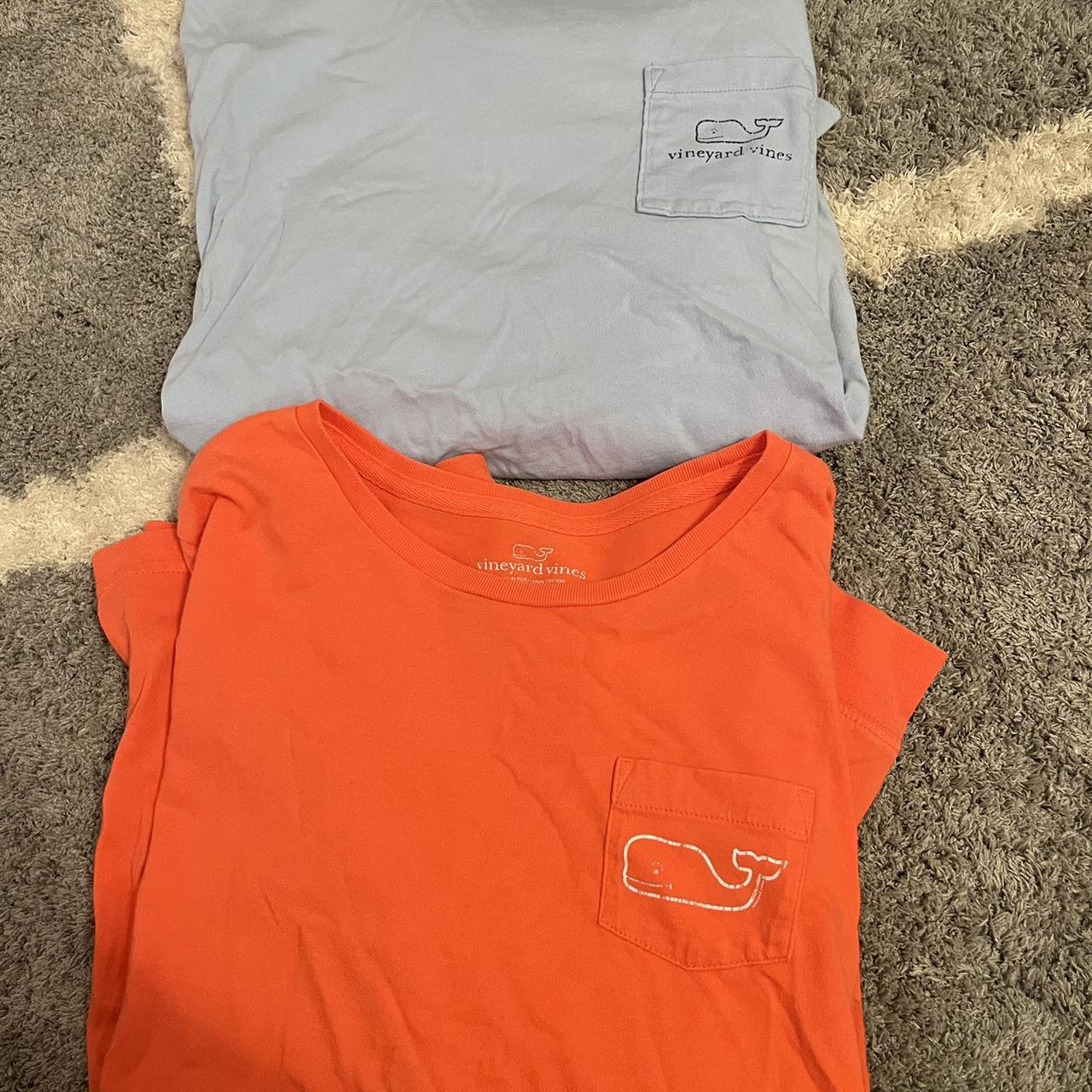 orange vineyard vines shirt