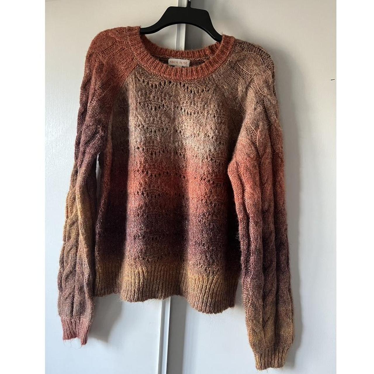 Knox Rose Crew Neck Pullover Sweater Women's Size M - Depop