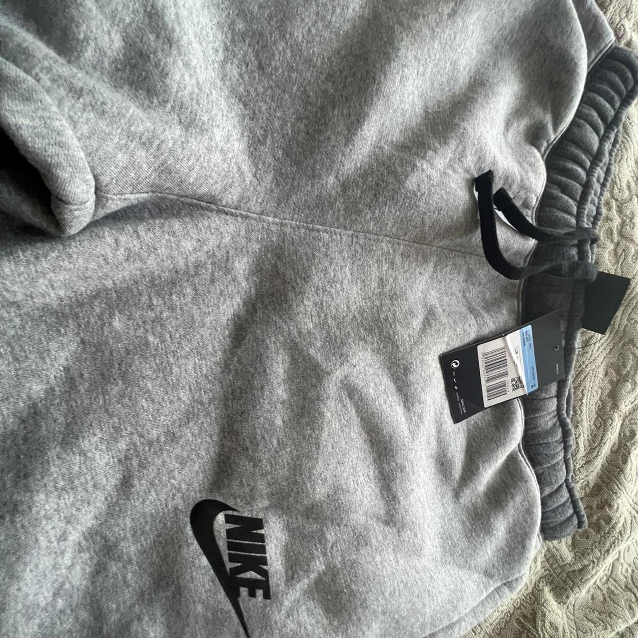 gray nike tracksuit mens