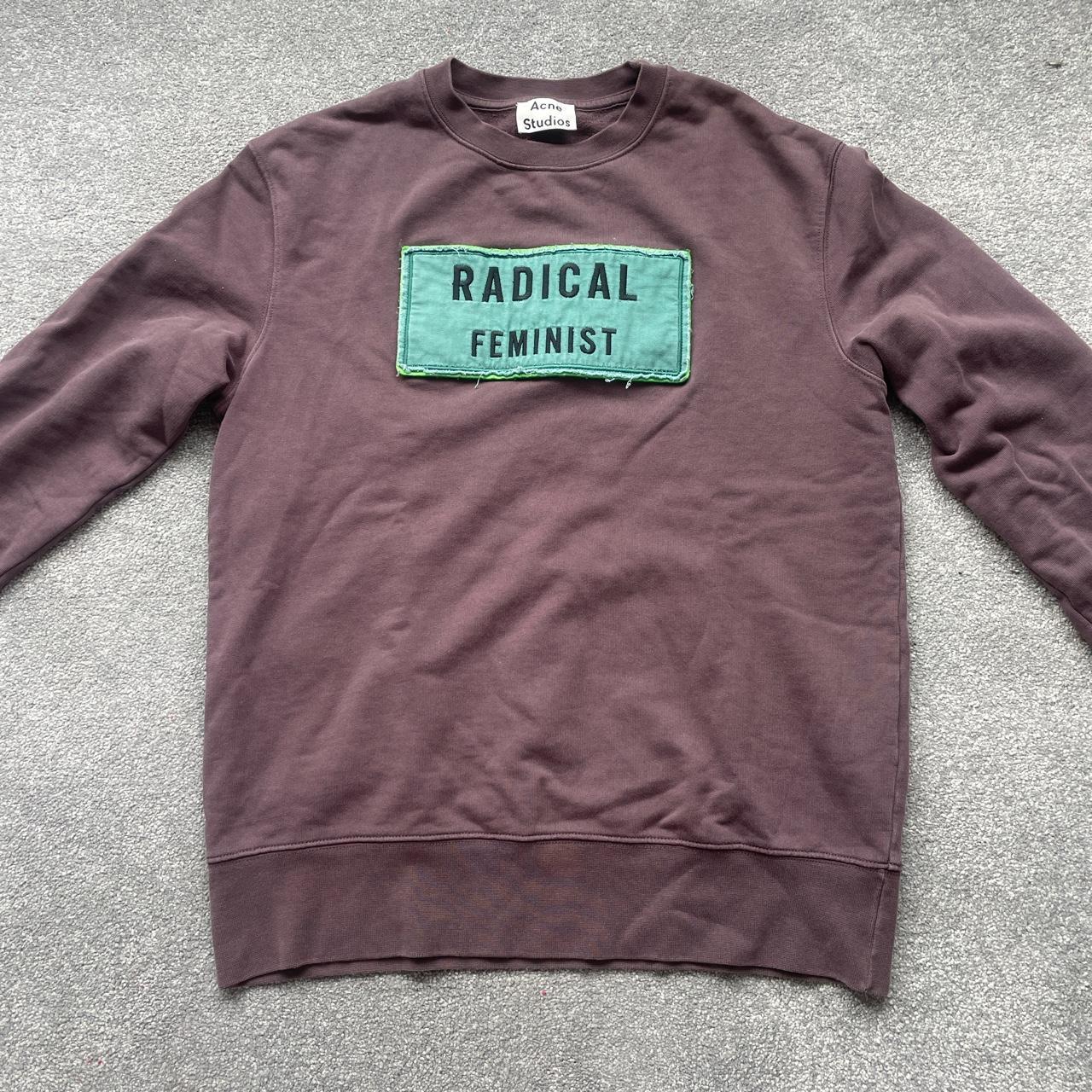 Acne Studiosマフラー FEMINIST RADICAL Acne studios radical feminist jumper. Barely worn, | Depop