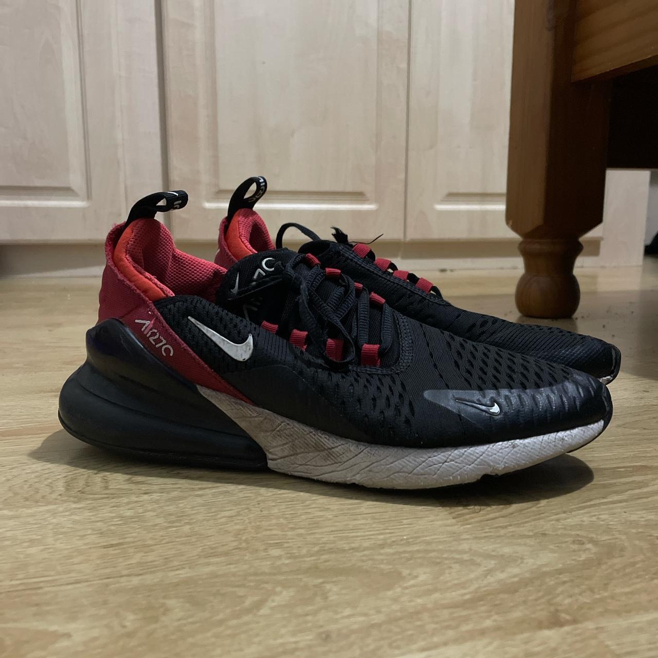 Nike 270s red hot sale and black