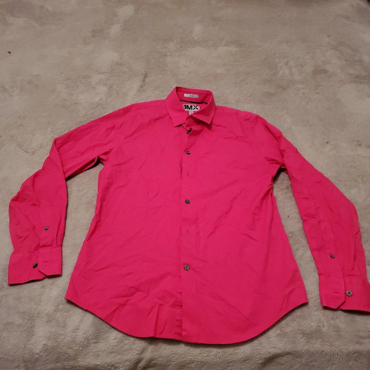 Express pink shop dress shirt