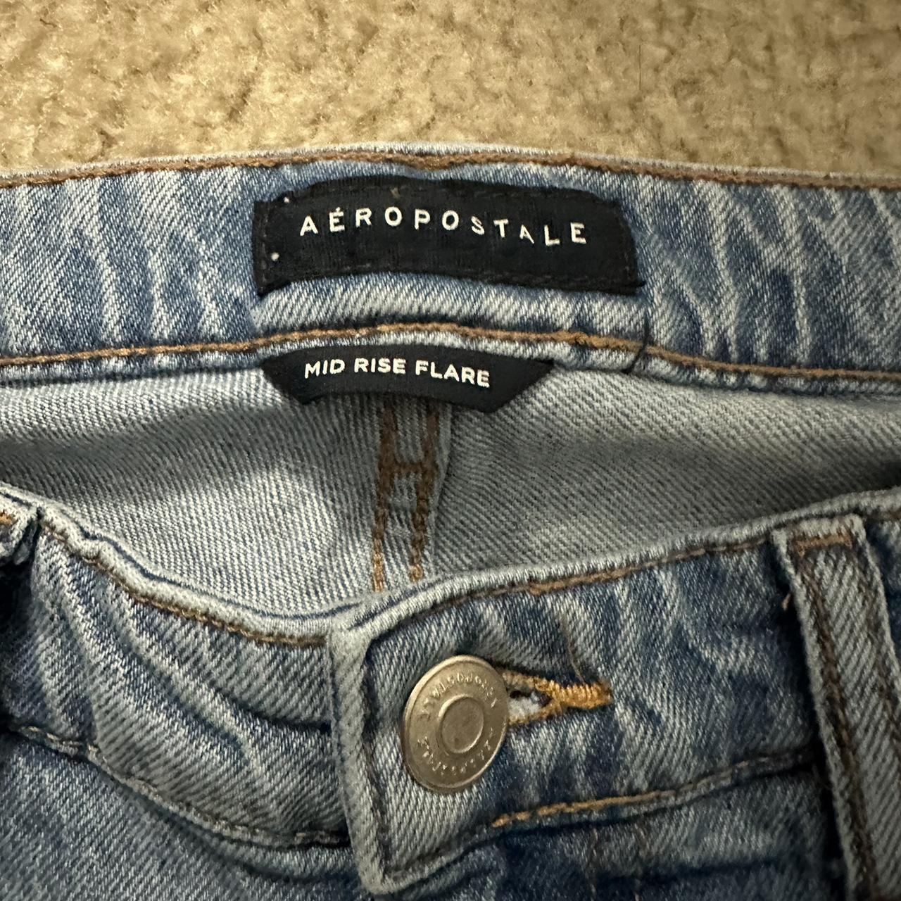 Aeropostale size small cotton flare leggings They - Depop