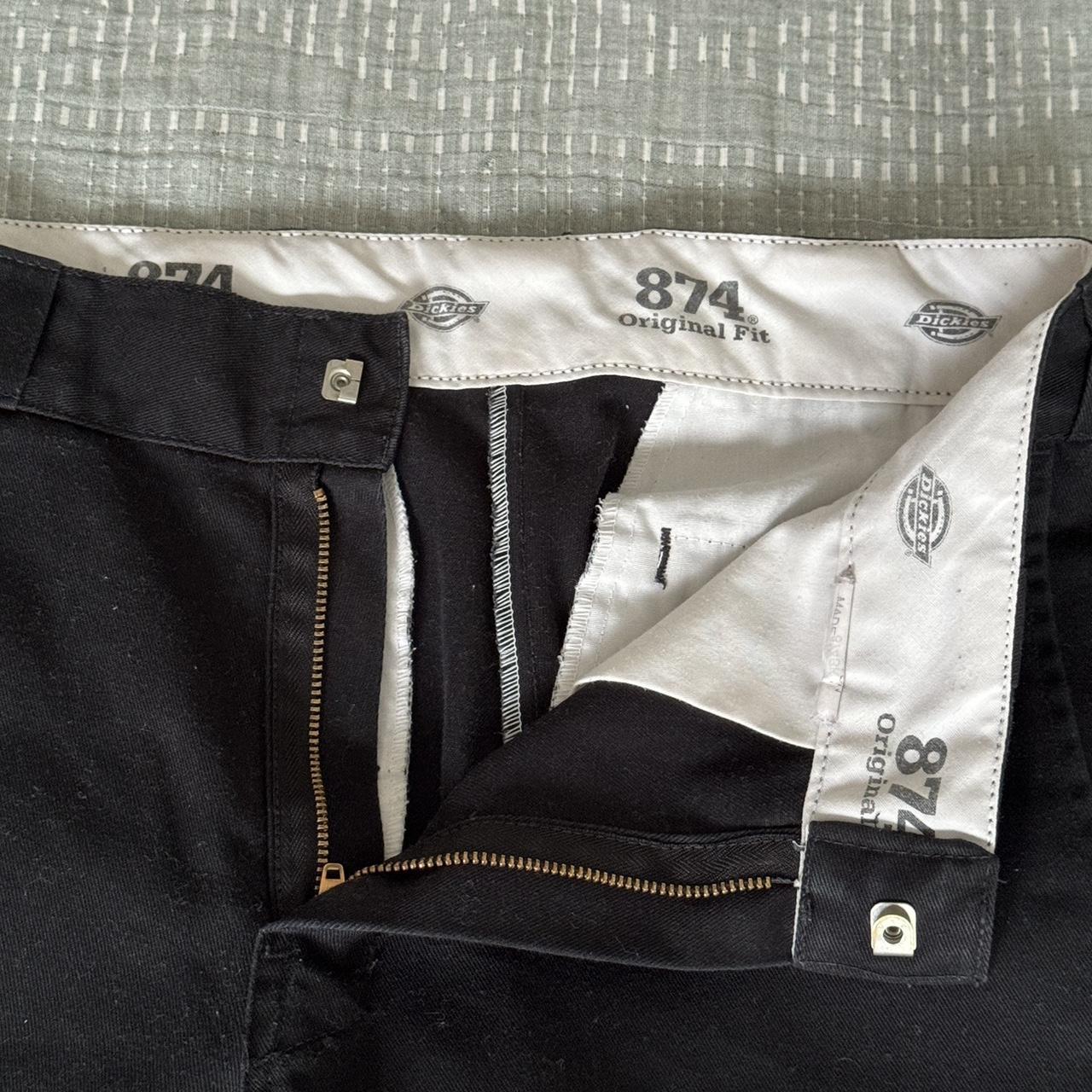 Dickies 874 Pants Black Size 30x32 - Depop