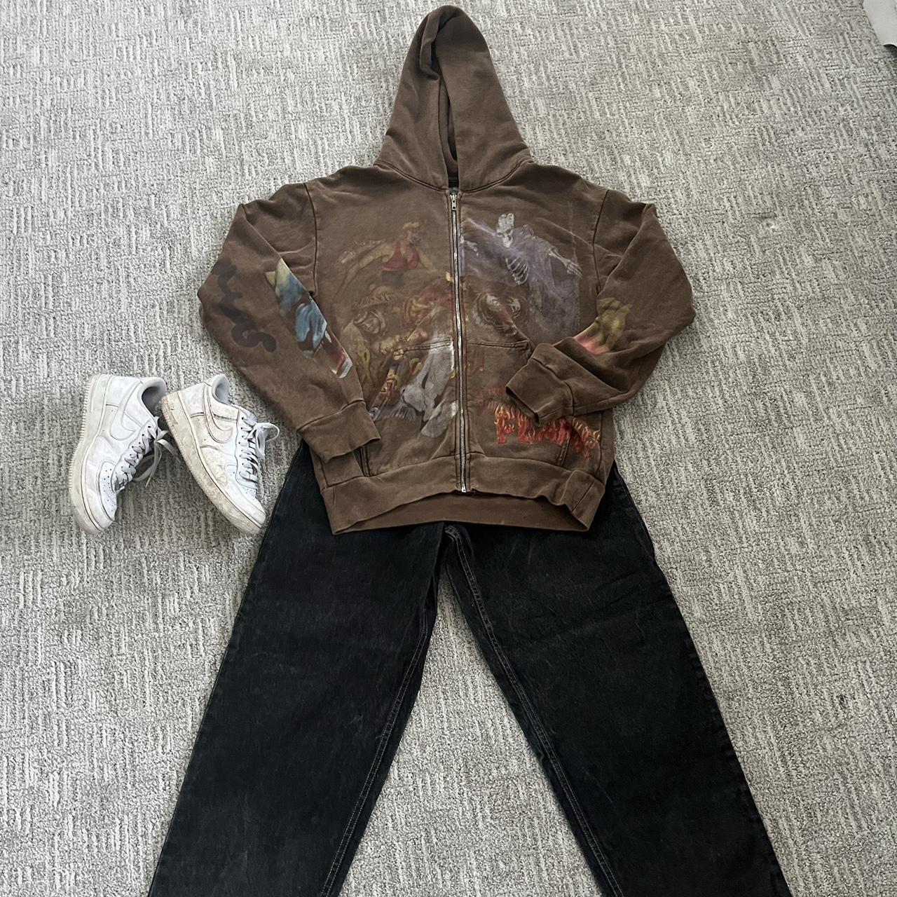 Travis Scott Circus Maximus Concert Zip-up hoodie | Depop
