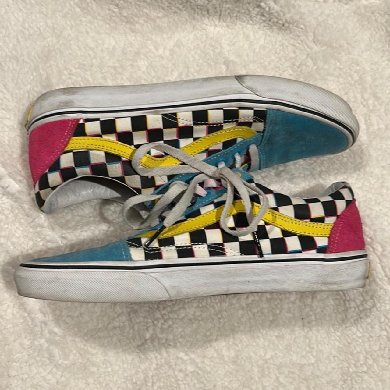 Old skool clearance crazy checks vans