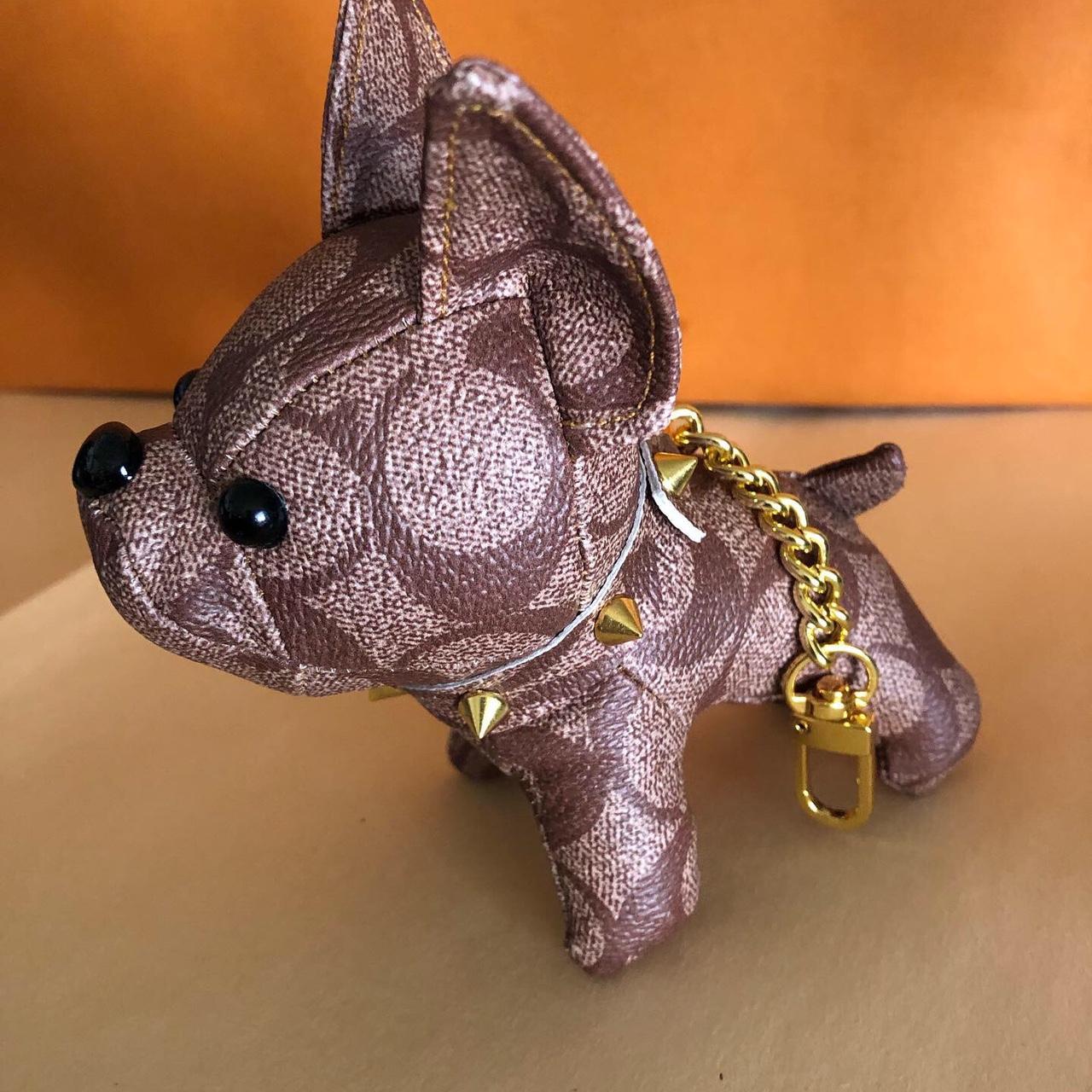 Coach monogram dog print bag charm New and super... Depop