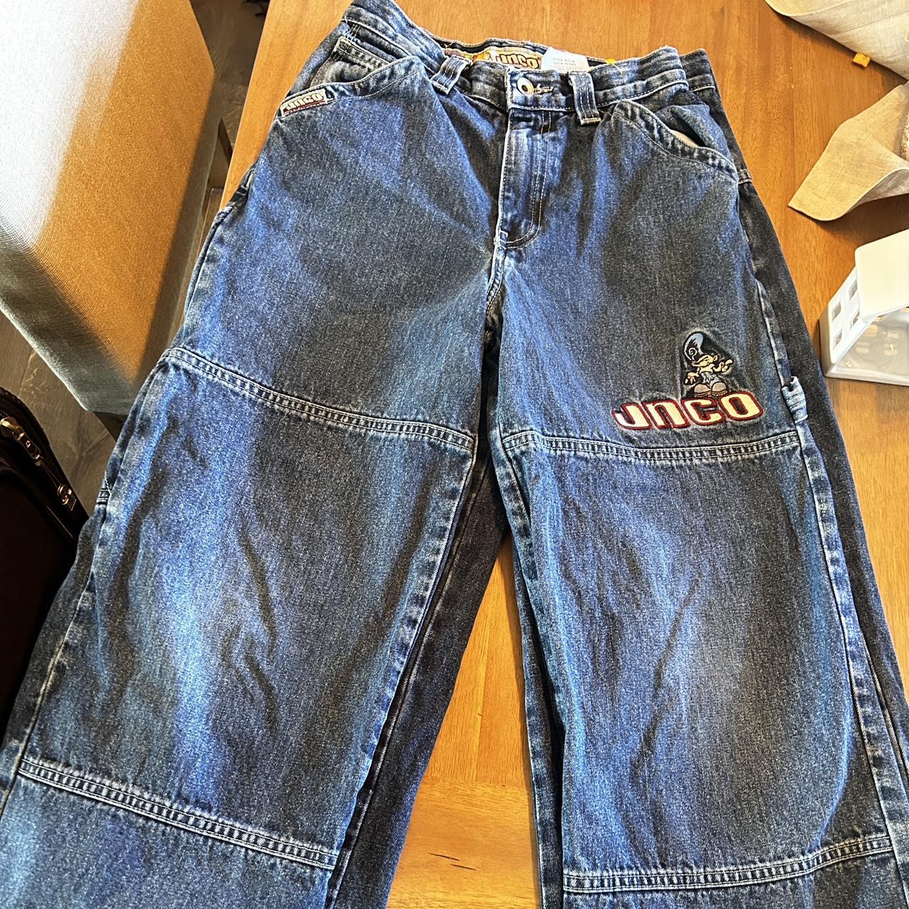 Vintage jnco jeans kids 10 Very good quality Message... - Depop