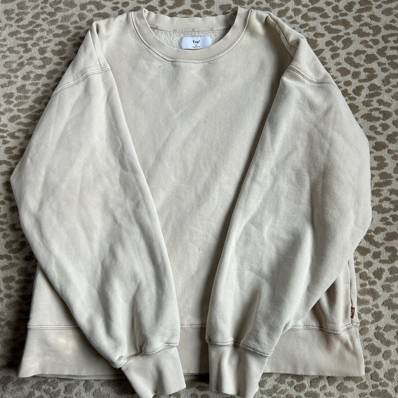 TNA oversized crew neck 🤎 in overall good condition... - Depop