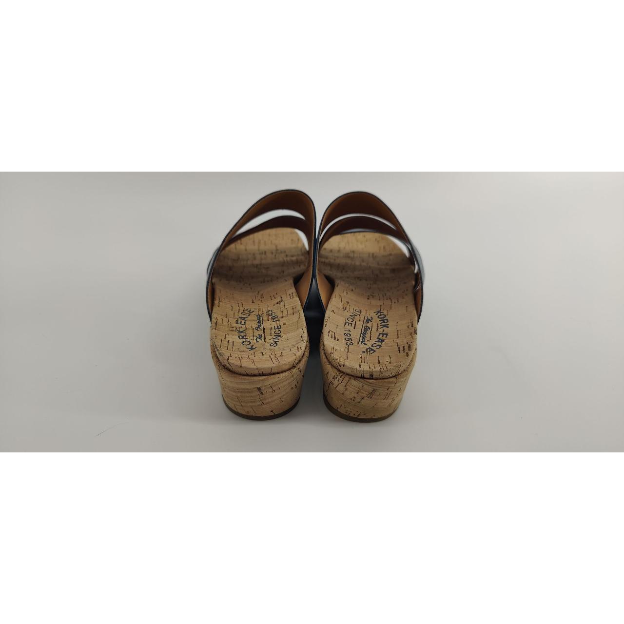Kork Ease Menzie Sandal Size 10m Blue Leather Slide... Depop