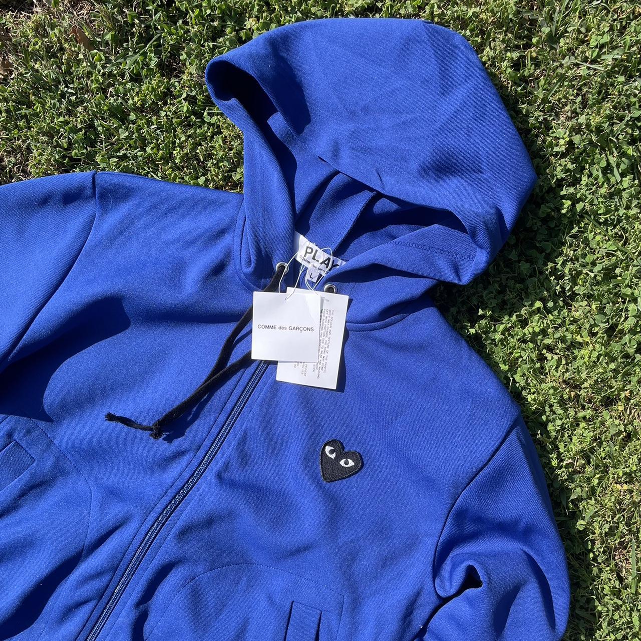 Brand New with Tags! Blue Comme des Garçons Play Depop - Main Image