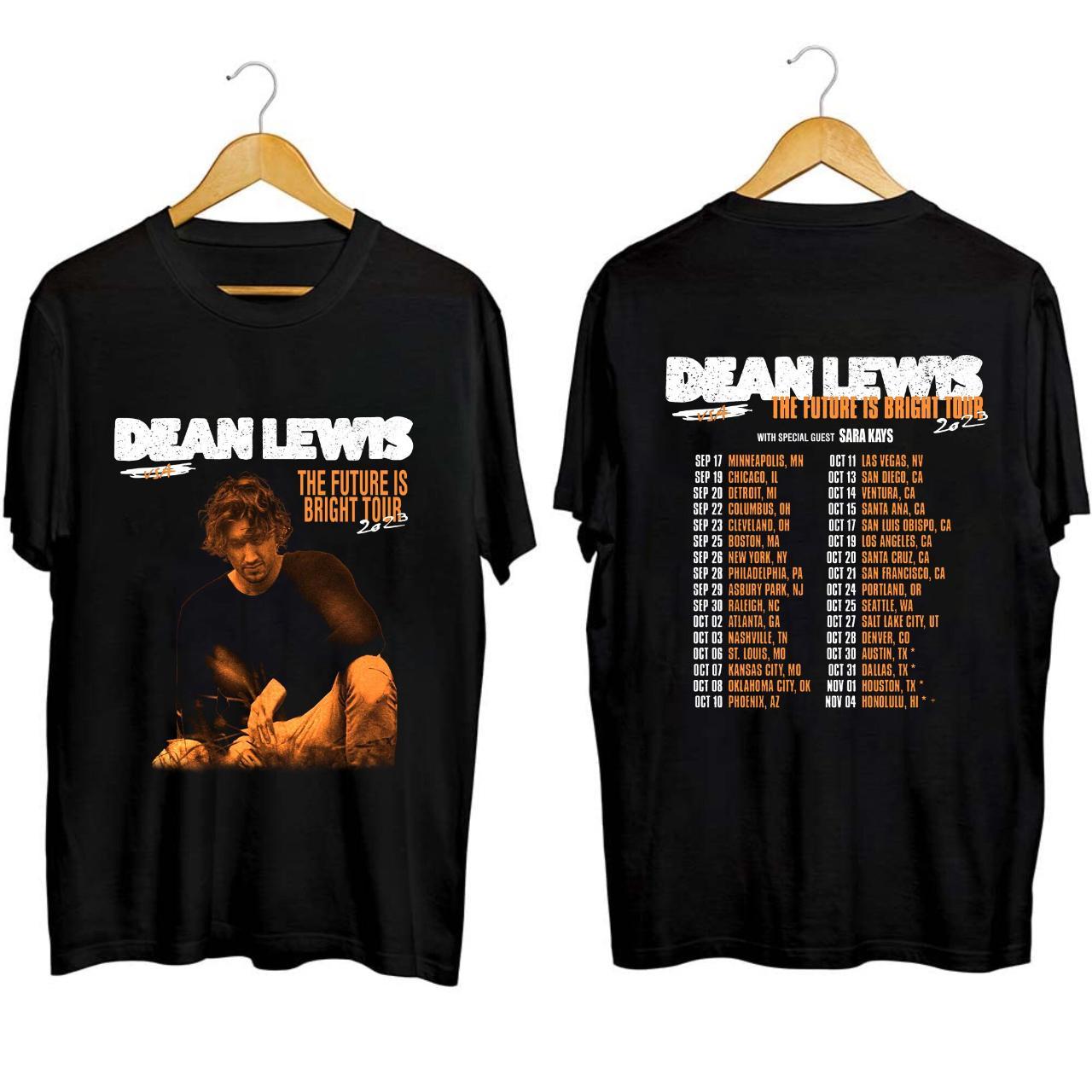 Dean Lewis The Future is Bright Tour 2023 Shirt Depop