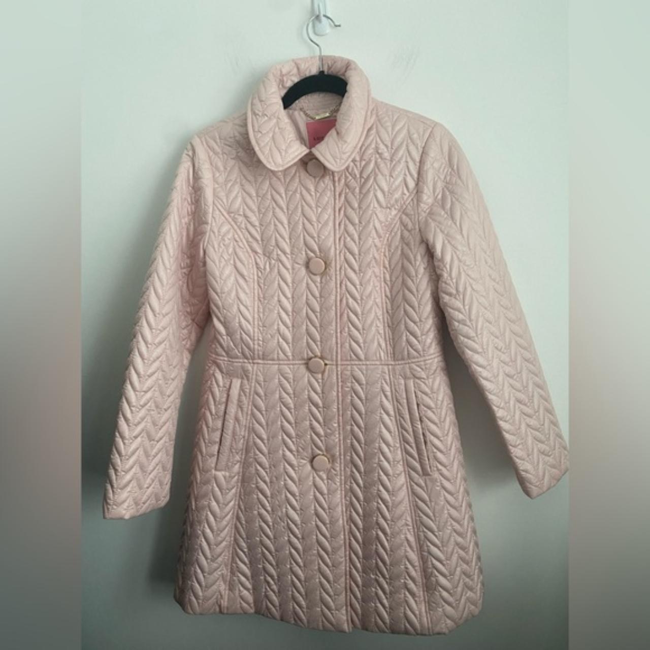 Kate spade bow quilted coat sale