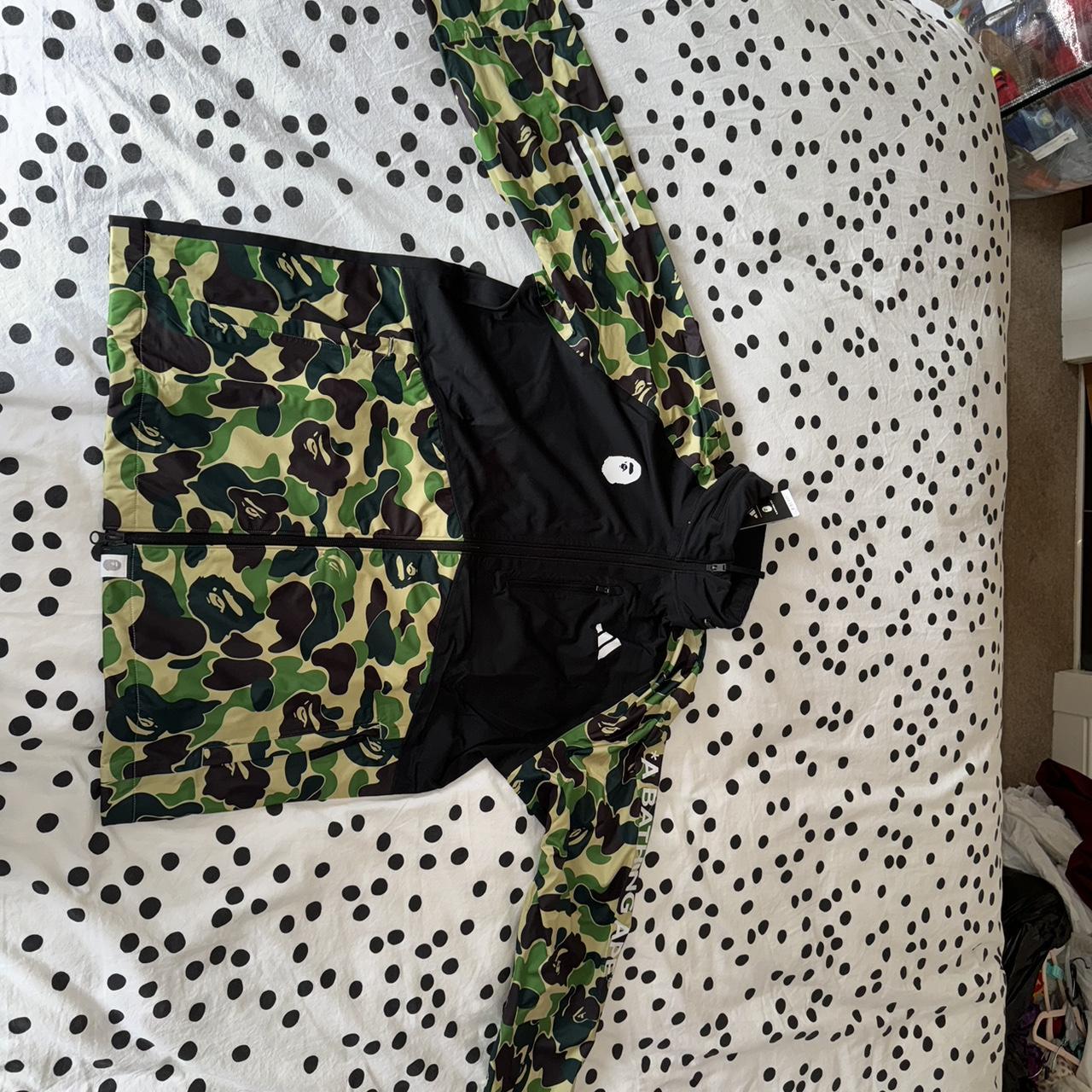 BAPE Bathing Ape x Adidas Tracksuit Camo Jacket. Depop