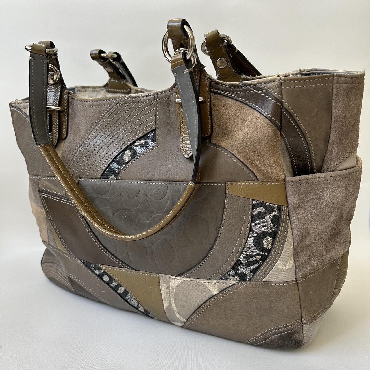 バッグ Coach Patchwork Tote bag Signature Coach Patchwork Tote Bag
