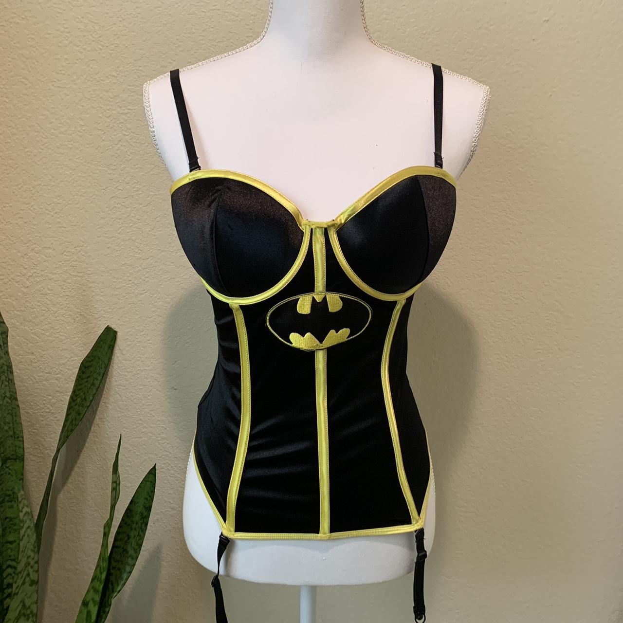 Batman Corset skirt outfit labeled large fits more... - Depop