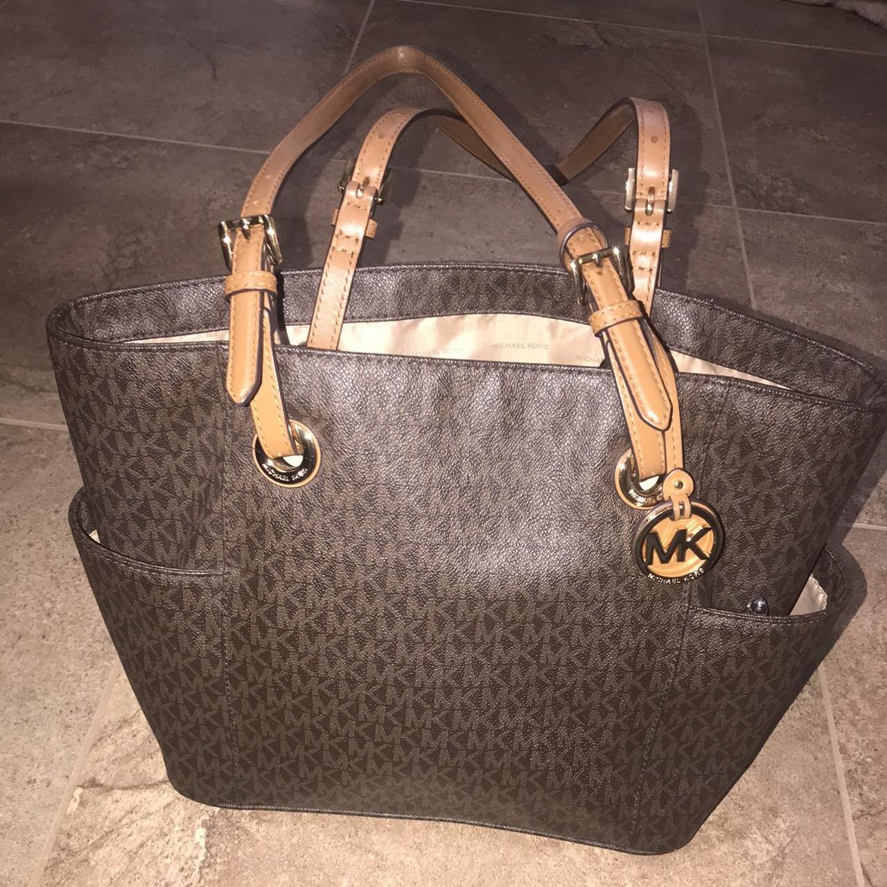 Michael kors clearance brown diaper bag