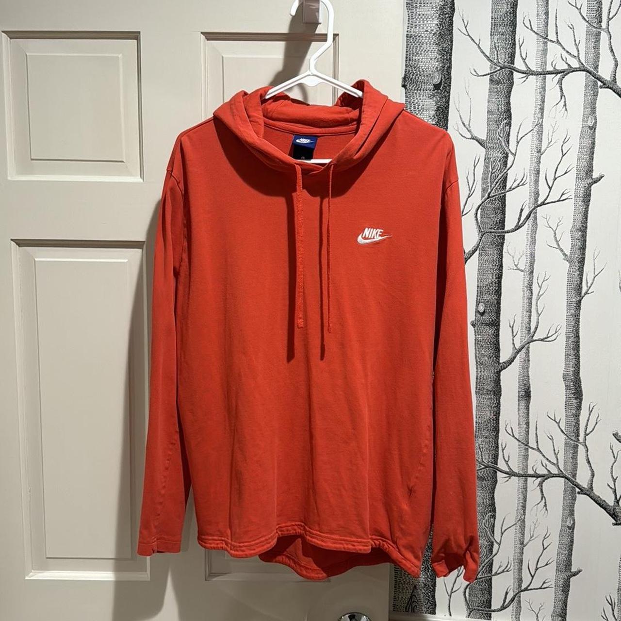 Nike Men's Hoodie Orange L – Vintage Nike Blue Tag Orange