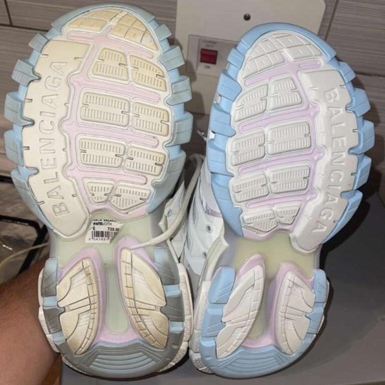 Genuine womans worn balanciaga track trainers in UK... - Depop