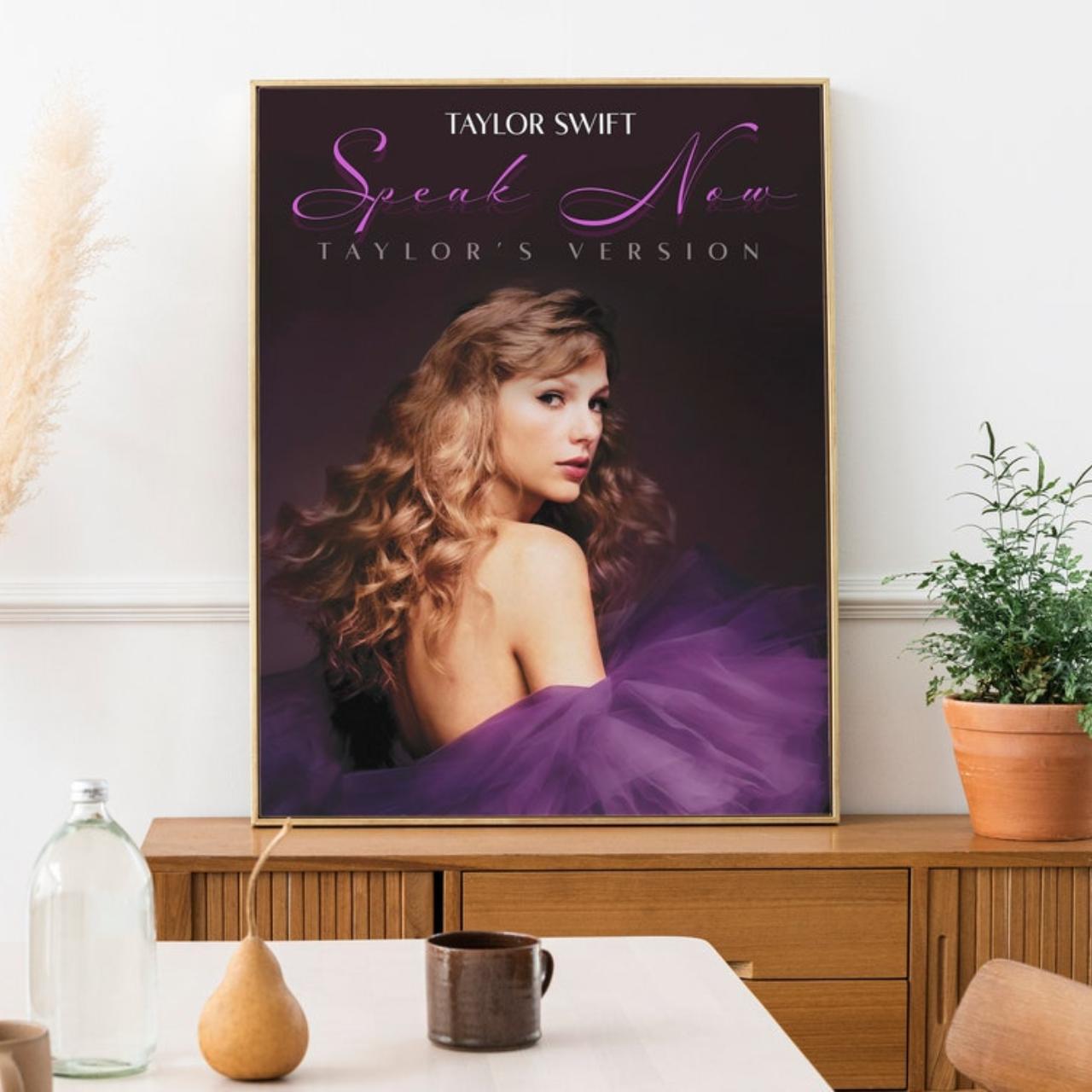 Taylor Swift Music Poster, Speak Now Music Poster Album Poster