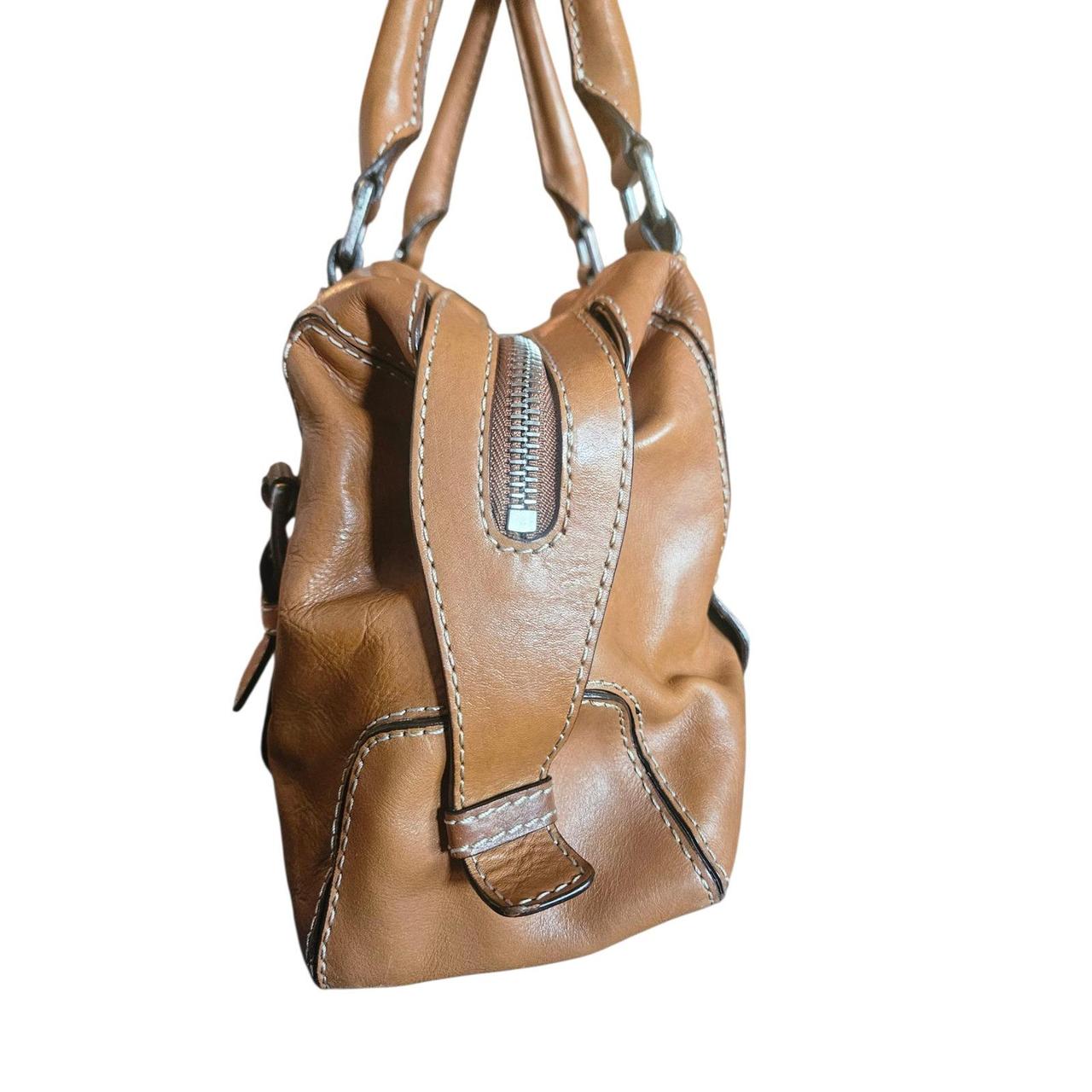 Designer Women's Satchels - Brown – Leather Satch… - image 6