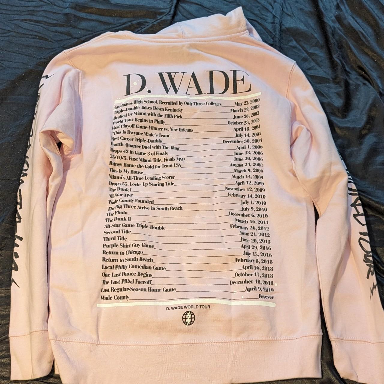 D wade store world tour hoodie