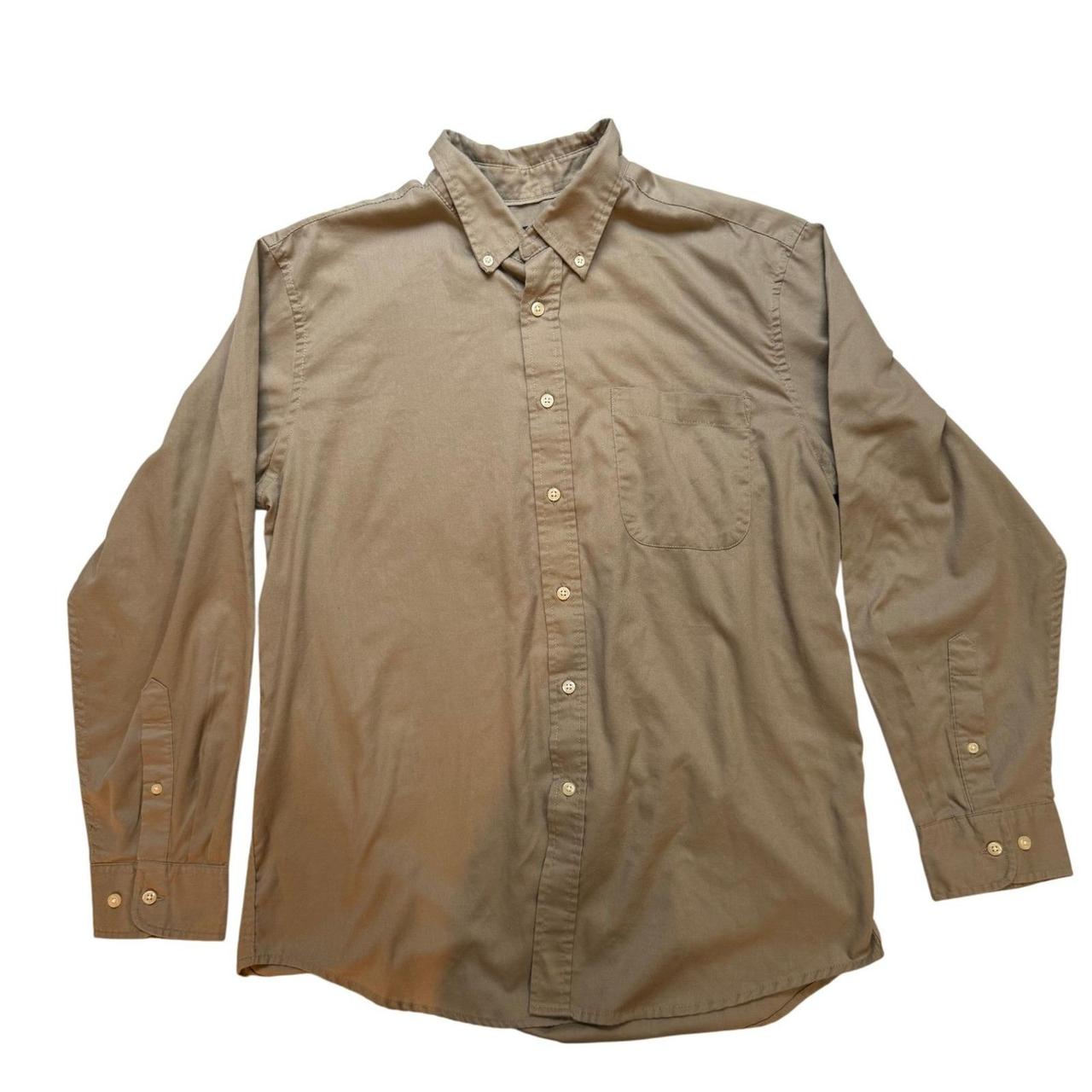 Basic Editions Men's Shirt - Tan - L – Basic Edit… - image 1