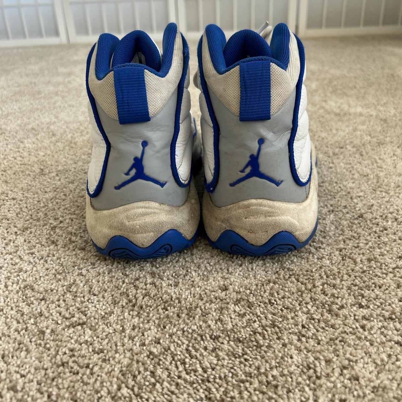 royal white jordans