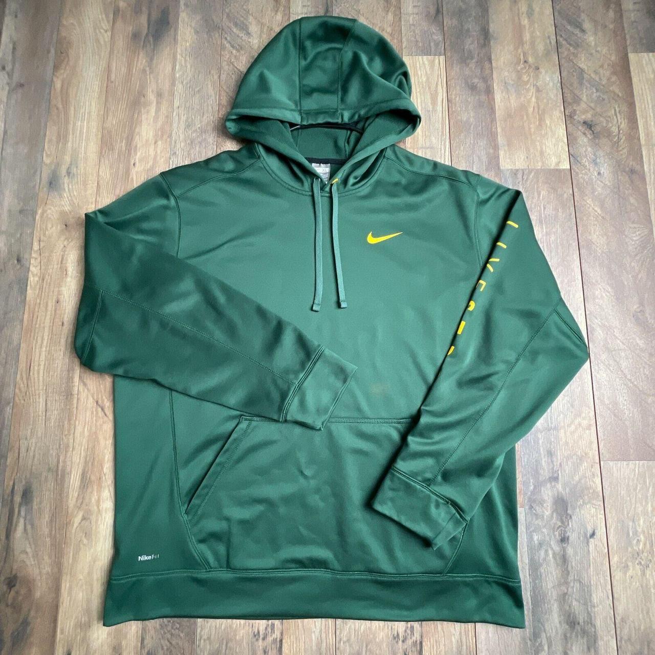 Green nike hoodie clearance vintage