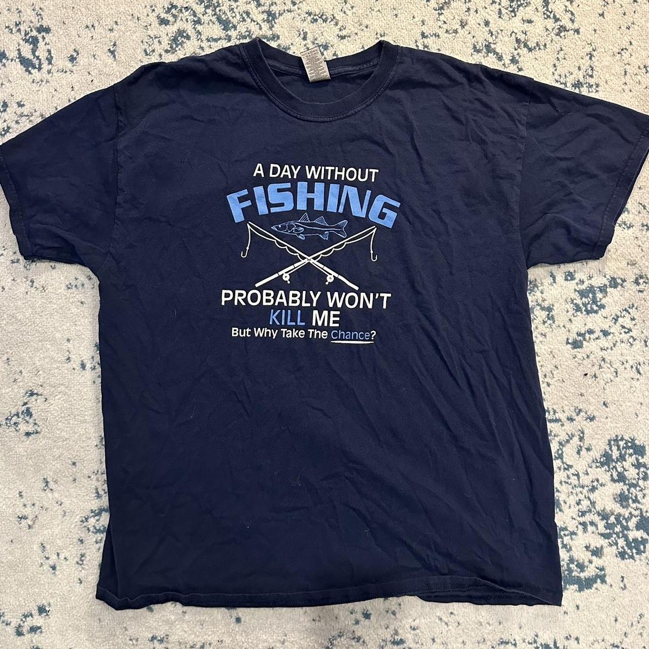 Fishing Shirt. Size XL. Boxy. 100% cotton. Excellent - Depop