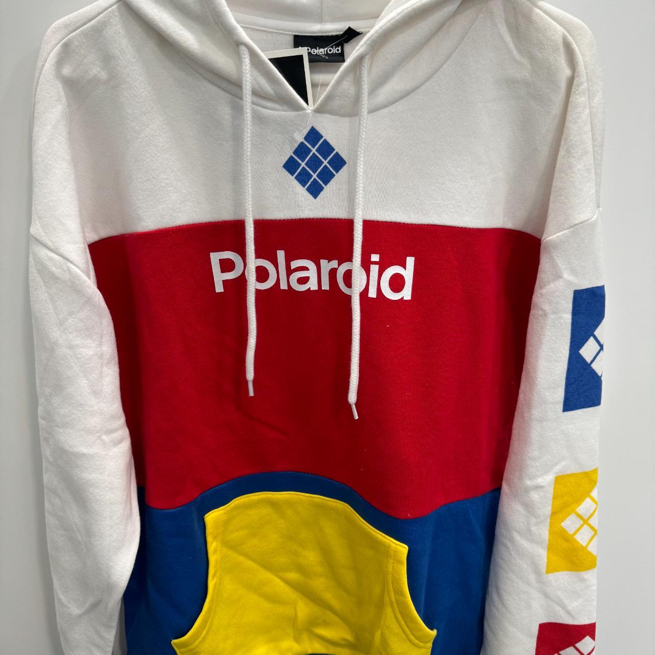 Polaroid hoodie online white