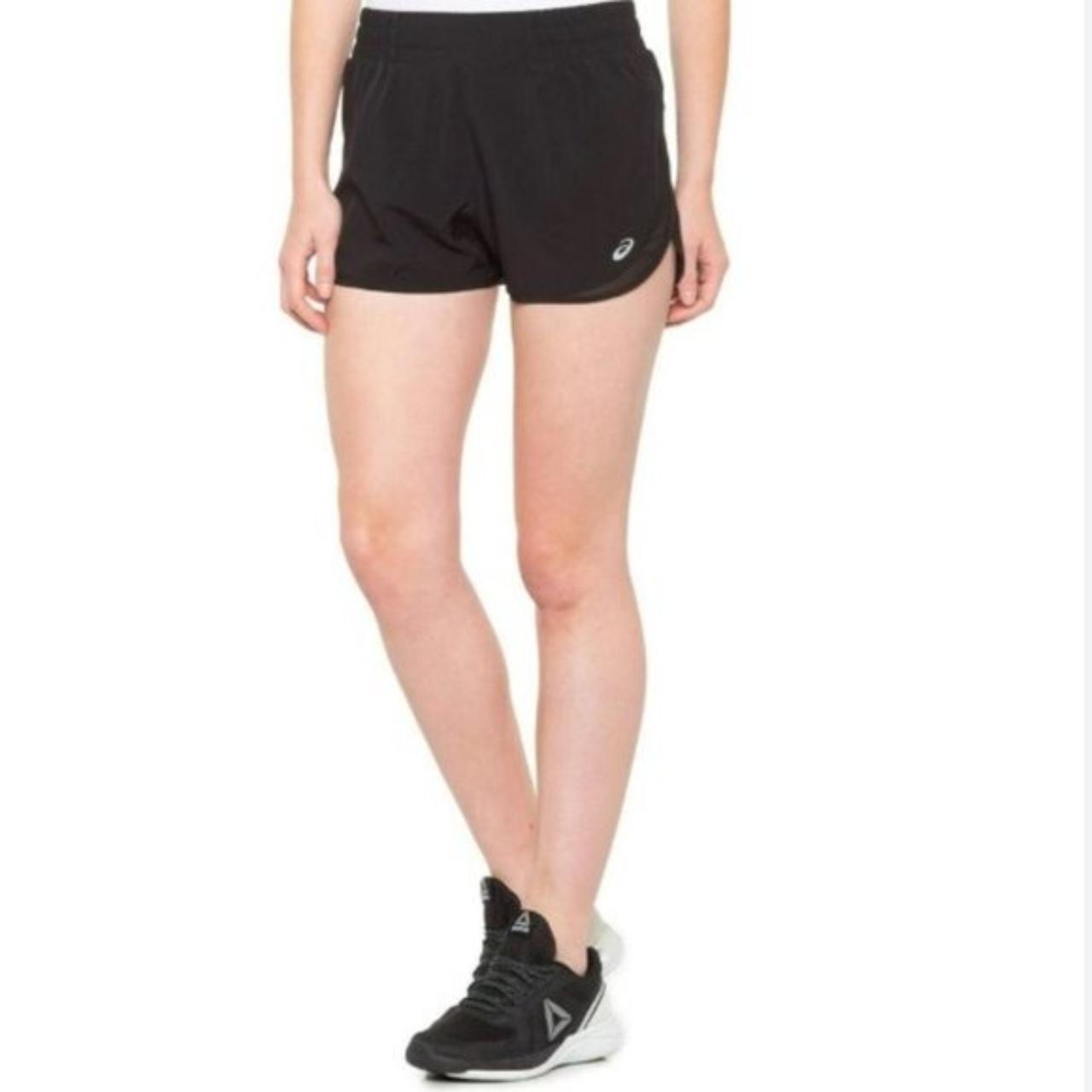 Asics running clearance shorts zip pockets